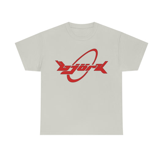 Bjork Debut Logo T-shirt ( Red / Black )