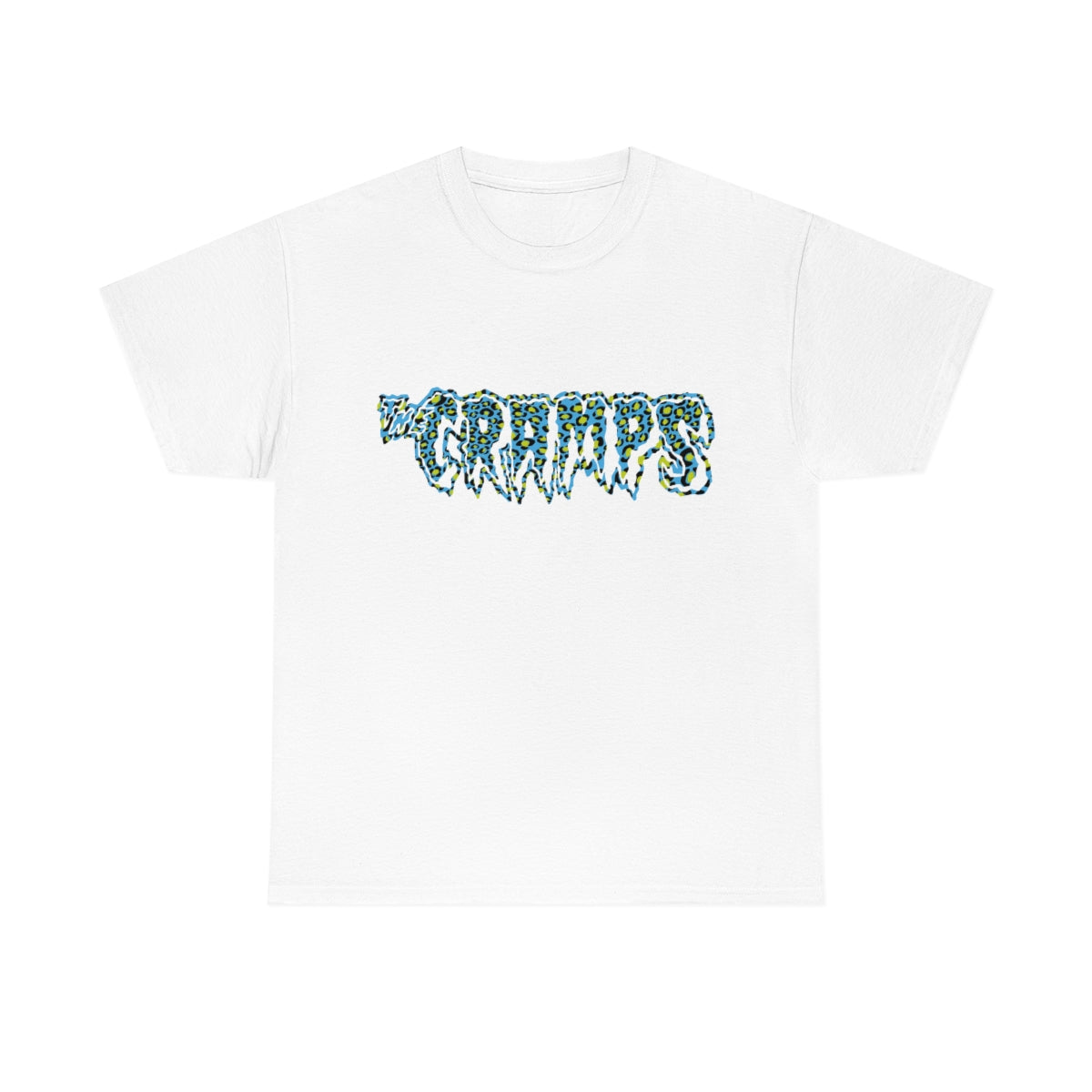 The Cramps Logo T-shirt (Green / Blue)
