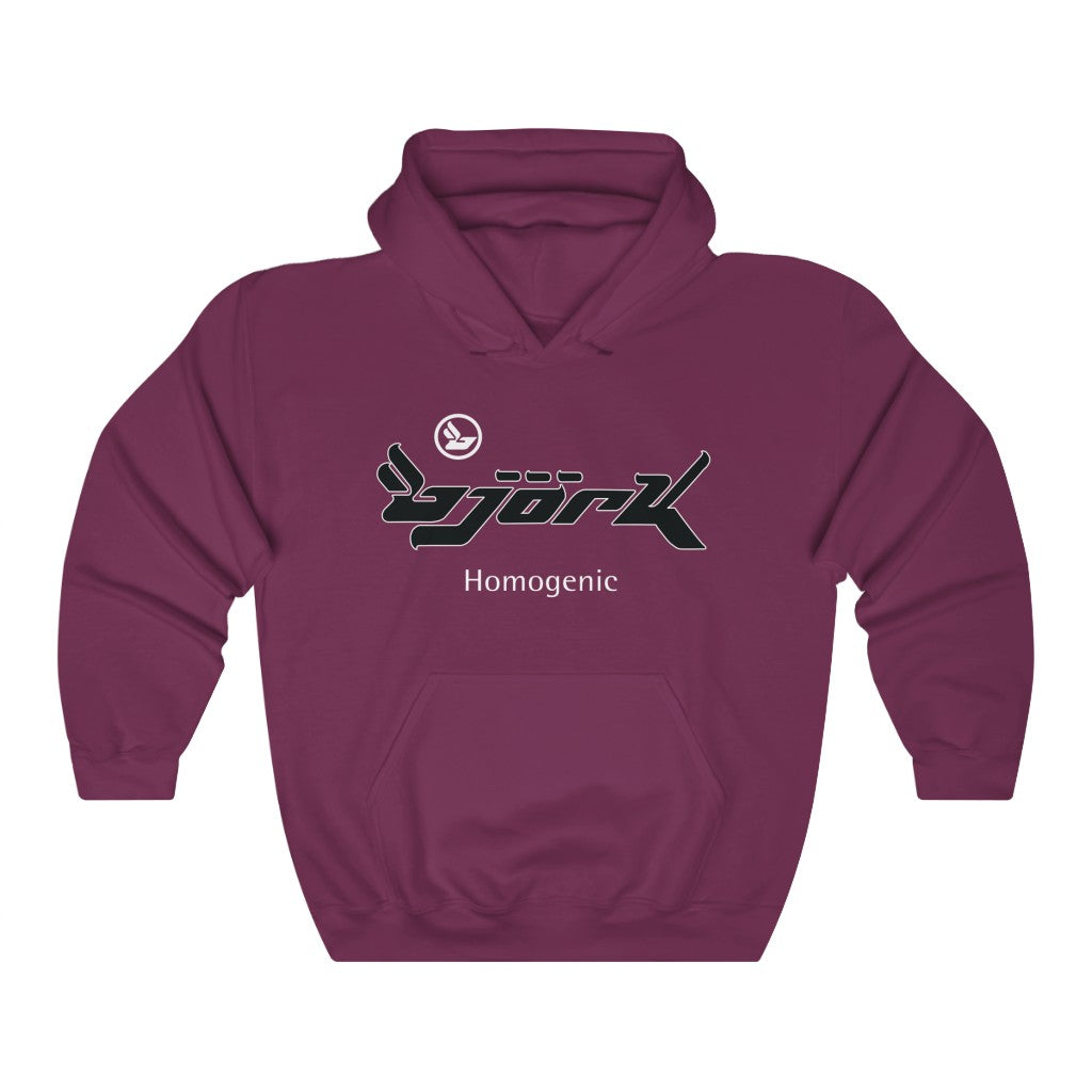 Bjork Homogenic Black Logo Hoodie – hoodieisland