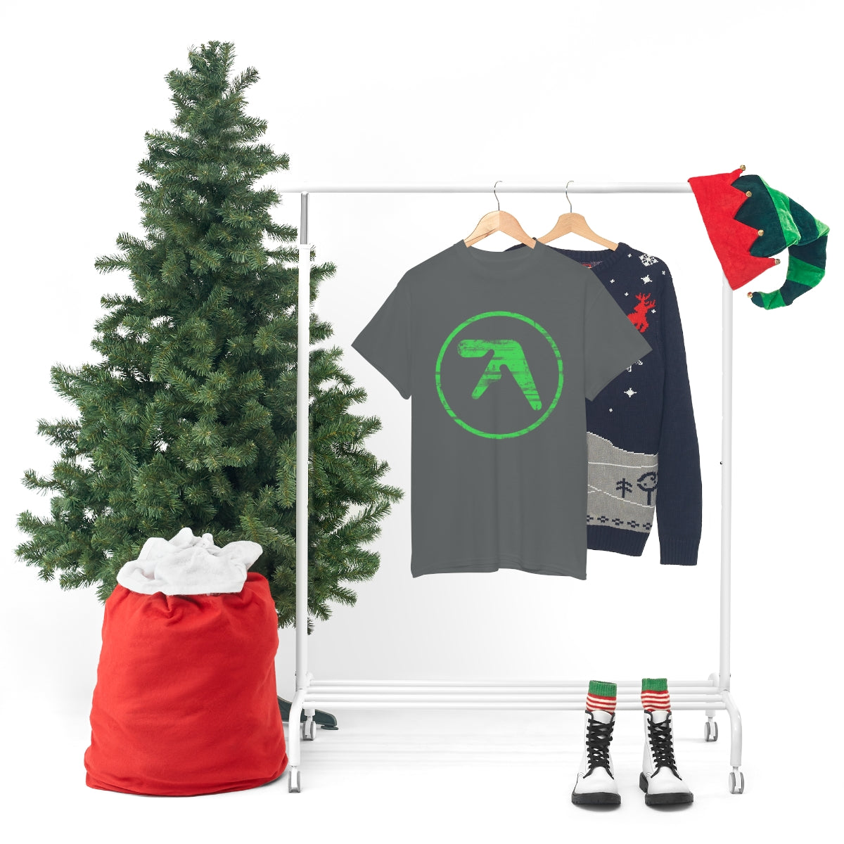 Aphex Twin Vintage Vibe Green Logo T-shirt