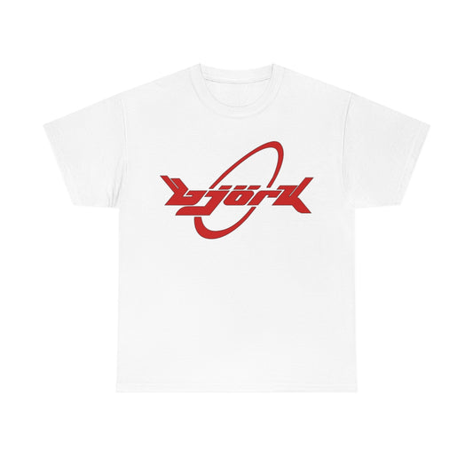 Bjork Debut Logo T-shirt ( Red / Black )