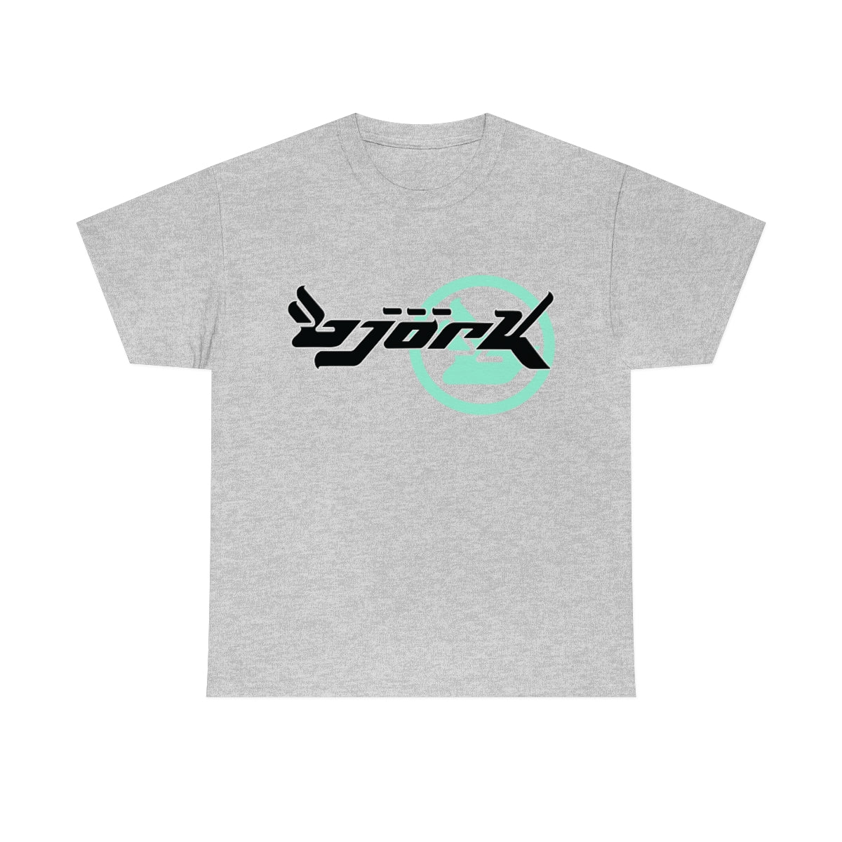 Bjork Homogenic Circle Logo T-shirt (Mint & Black)