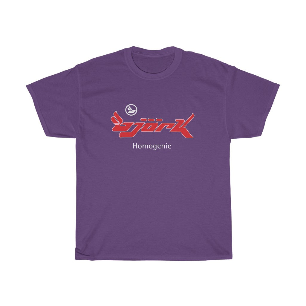 Bjork Homogenic Red & White Logo T-shirt