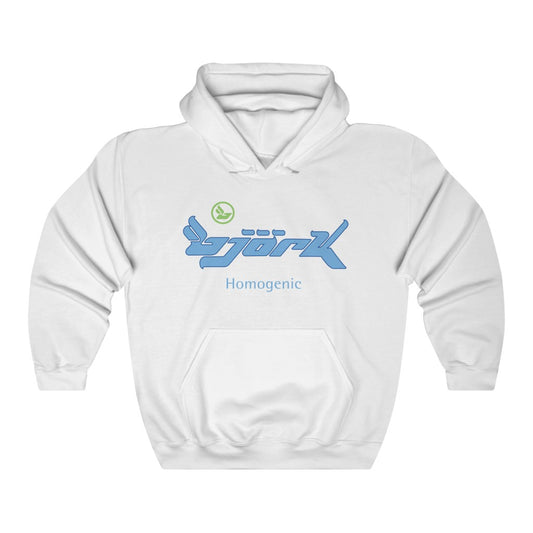 Bjork Homogenic Logo Hoodie ( Blue / Green )