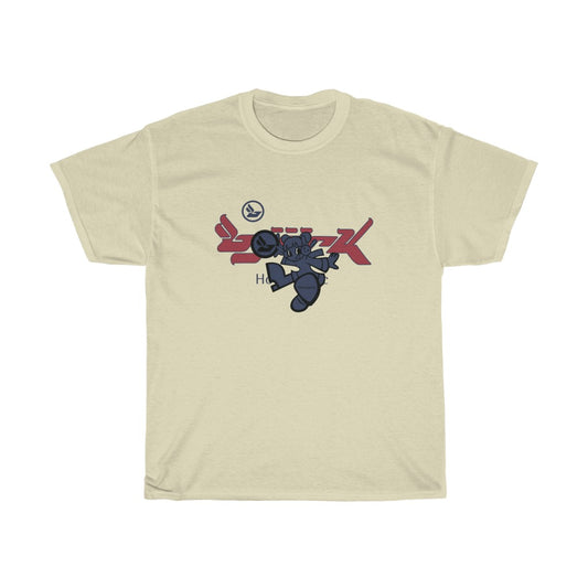 Bjork Homogenic Fly Girl Dark Blue & Red Logo T-shirt