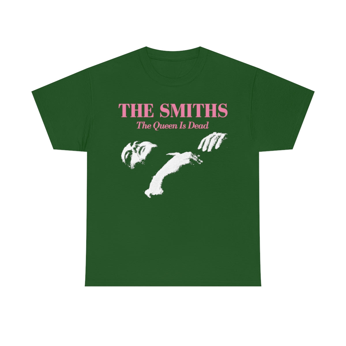 The Smiths The Queen Is Dead Vintage Vibe T-shirt (White / Pink
