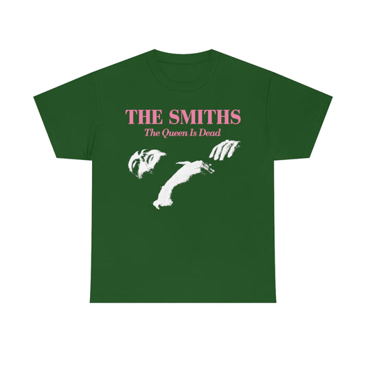 The Smiths The Queen Is Dead Vintage Vibe T-shirt (White / Pink)