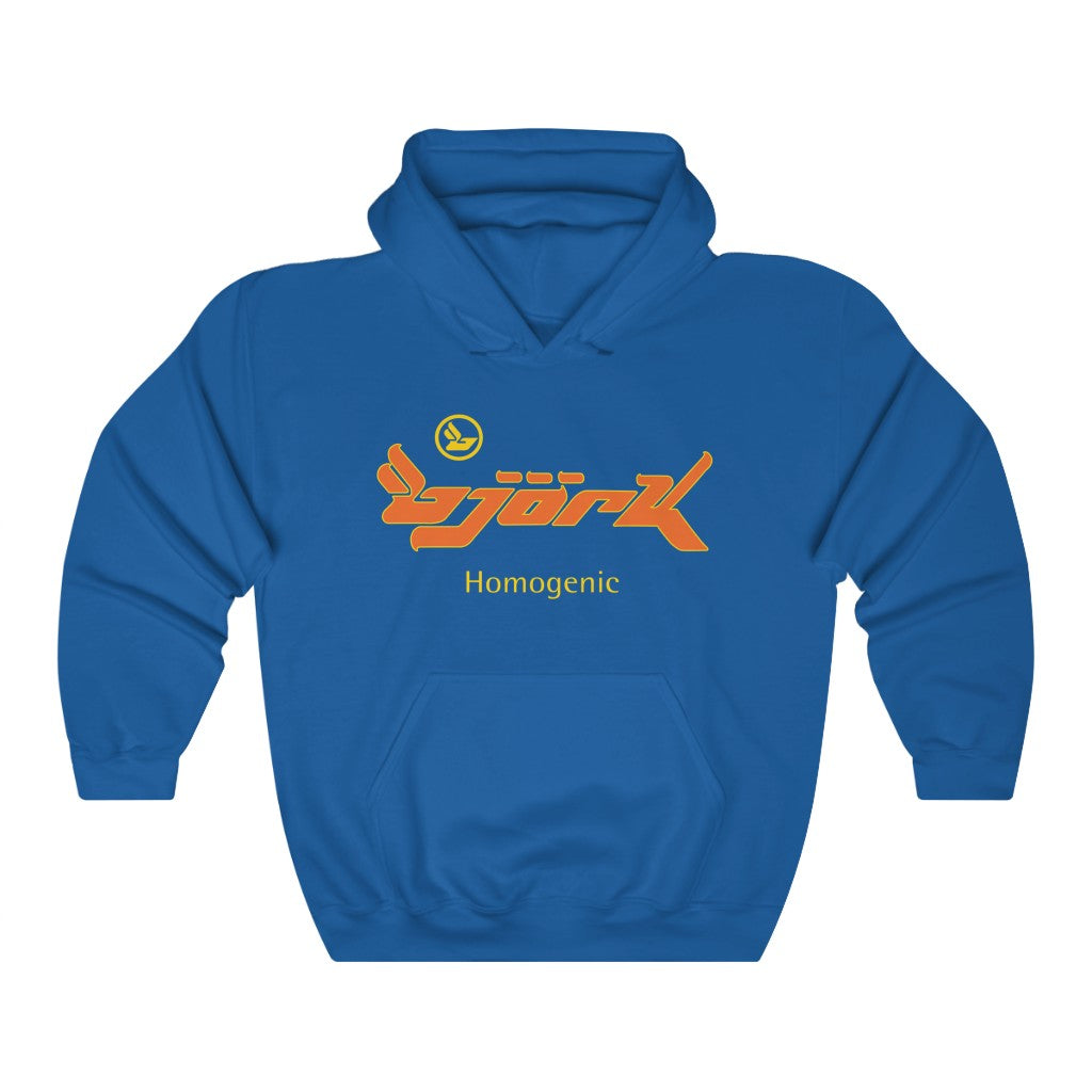 Bjork Homogenic Orange Logo Hoodie