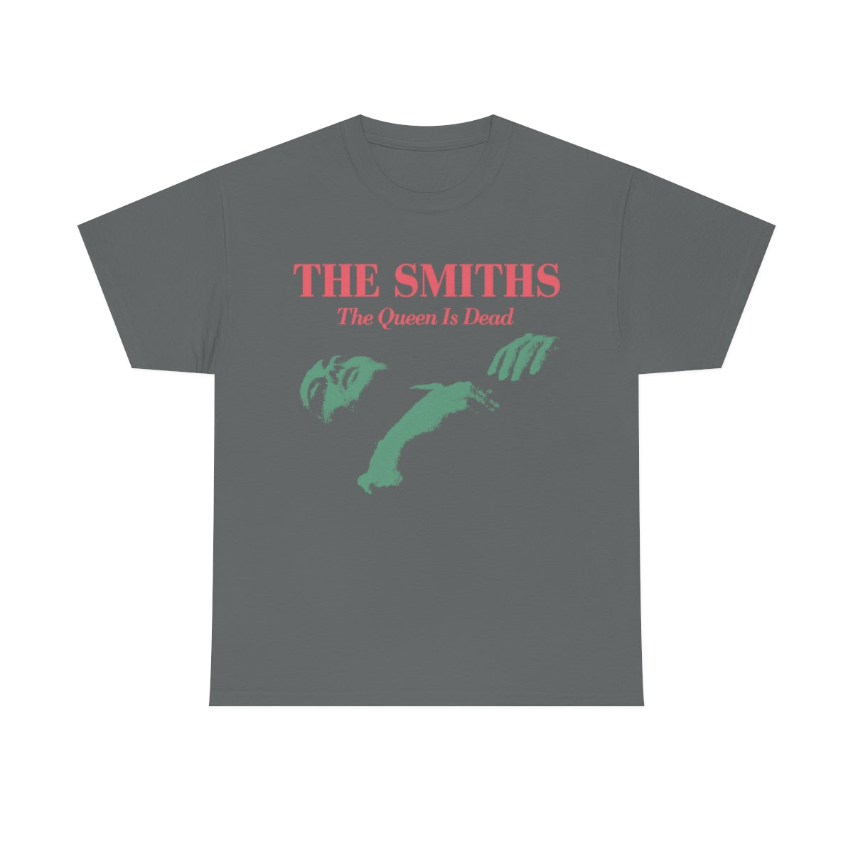 The Smiths The Queen Is Dead Vintage Vibe T-shirt (Green / Pink)