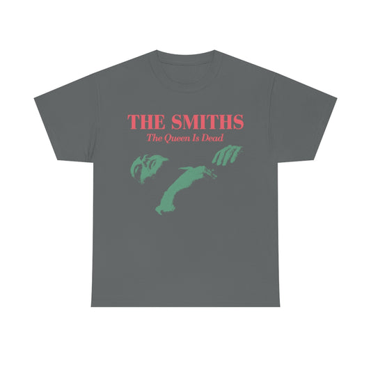 The Smiths The Queen Is Dead Vintage Vibe T-shirt (Green / Pink)
