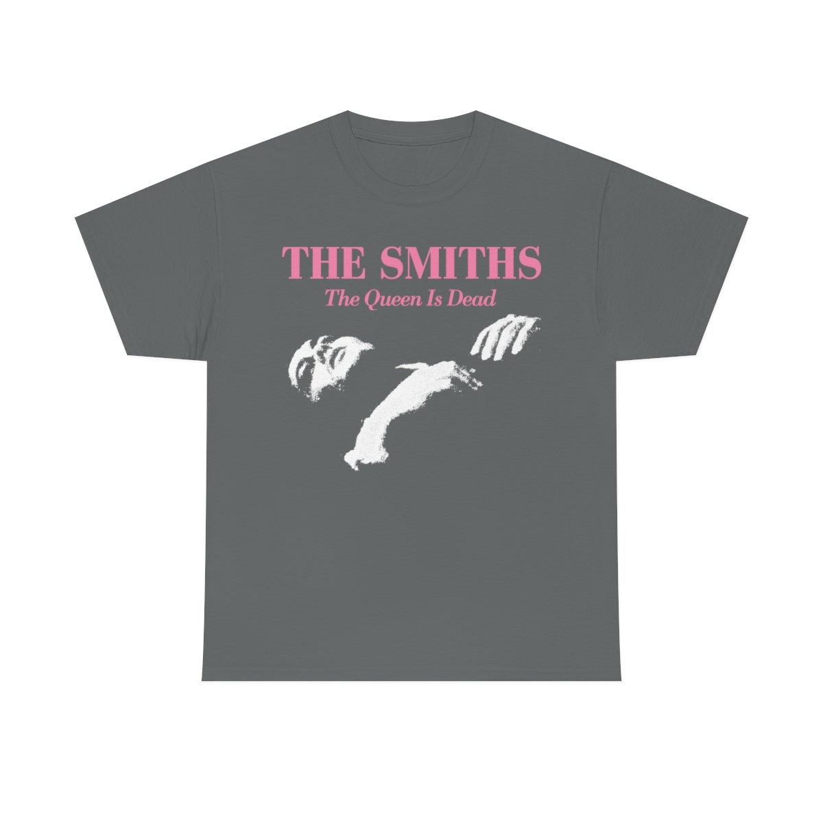 The Smiths The Queen Is Dead Vintage Vibe T-shirt (White / Pink)