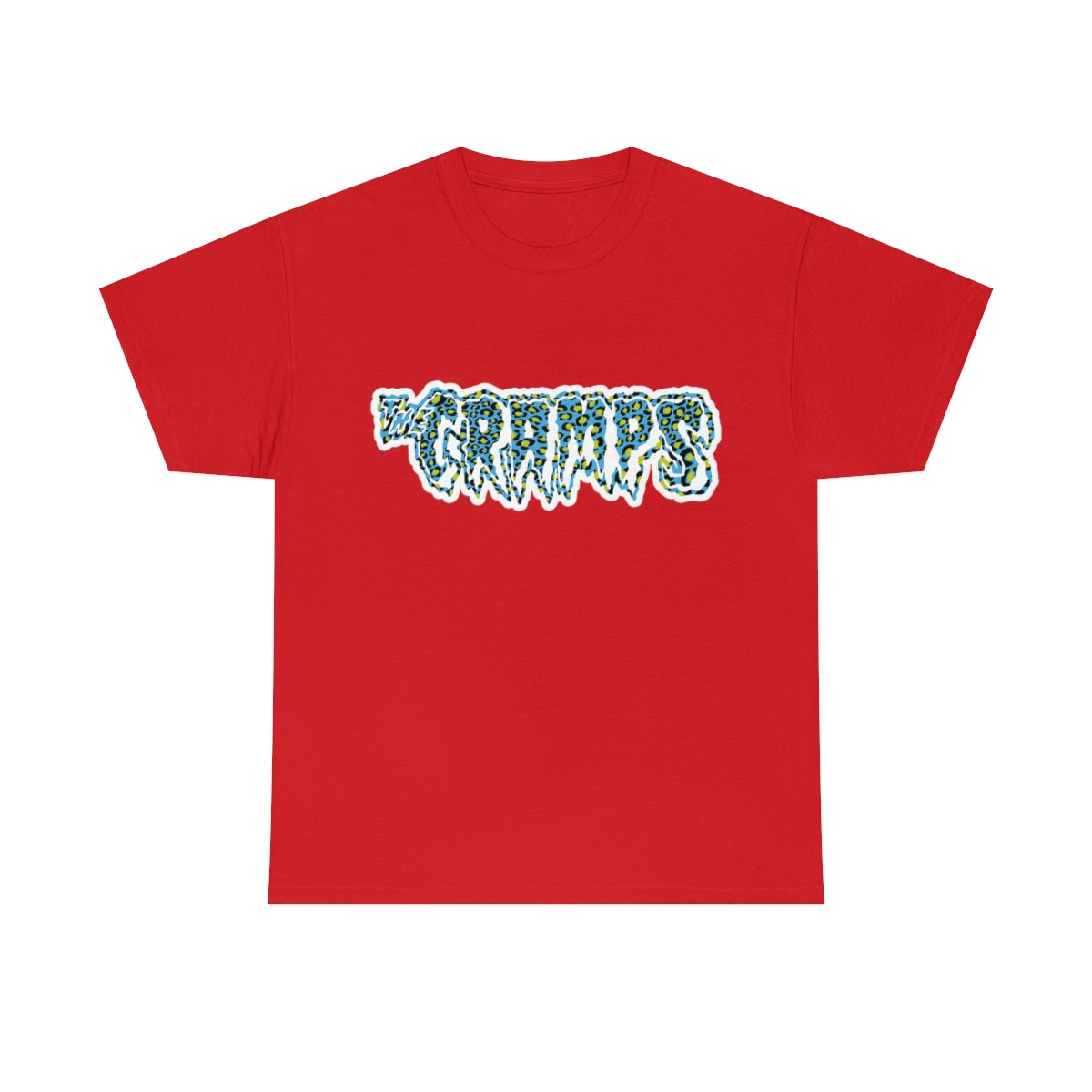 The Cramps Logo T-shirt (Green / Blue)