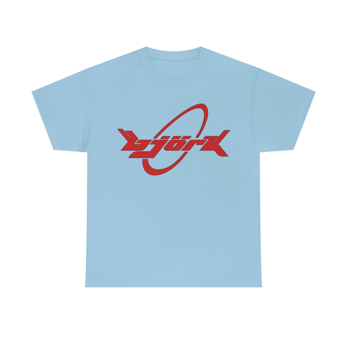 Bjork Debut Logo T-shirt ( Red / Black )