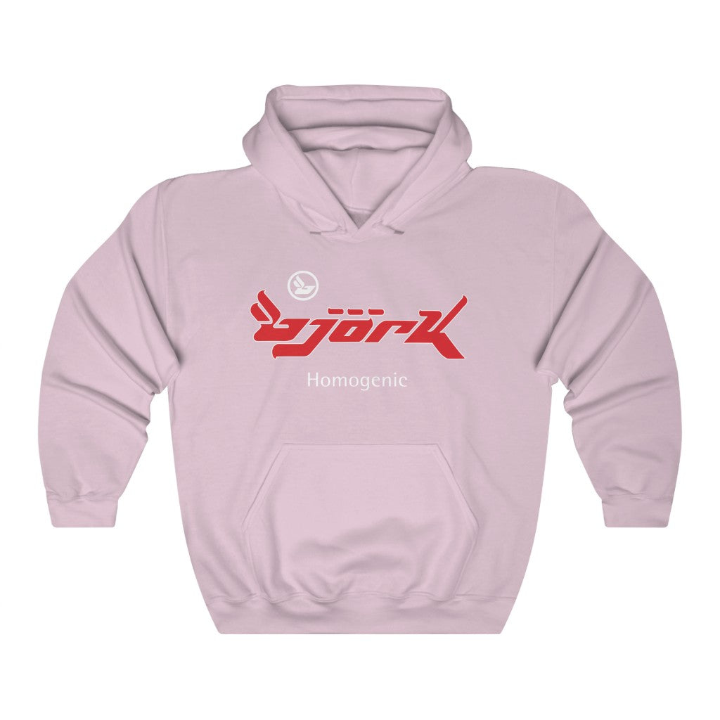 Bjork Homogenic Red Logo Hoodie