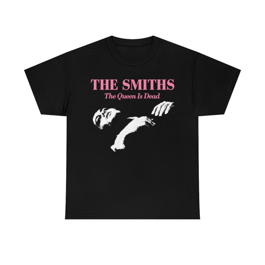 The Smiths The Queen Is Dead Vintage Vibe T-shirt (White / Pink)