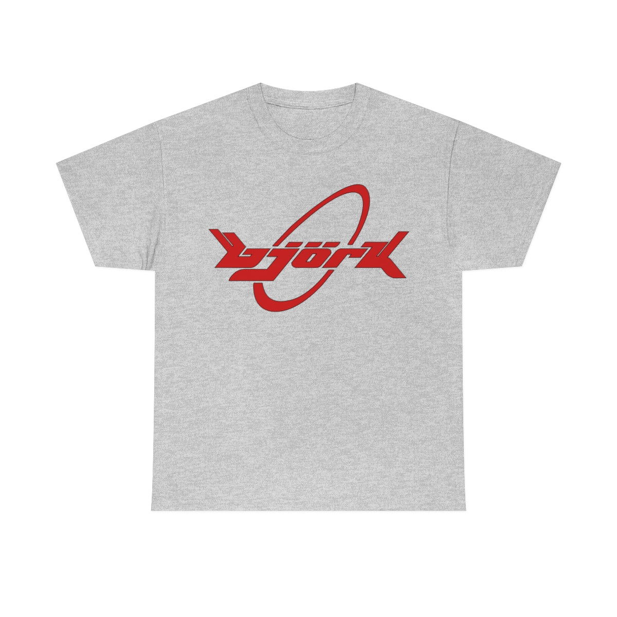 Bjork Debut Logo T-shirt ( Red / Black )