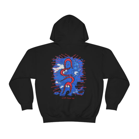 The Cure 1992 Wish Tour Vintage Vibe Hoodie