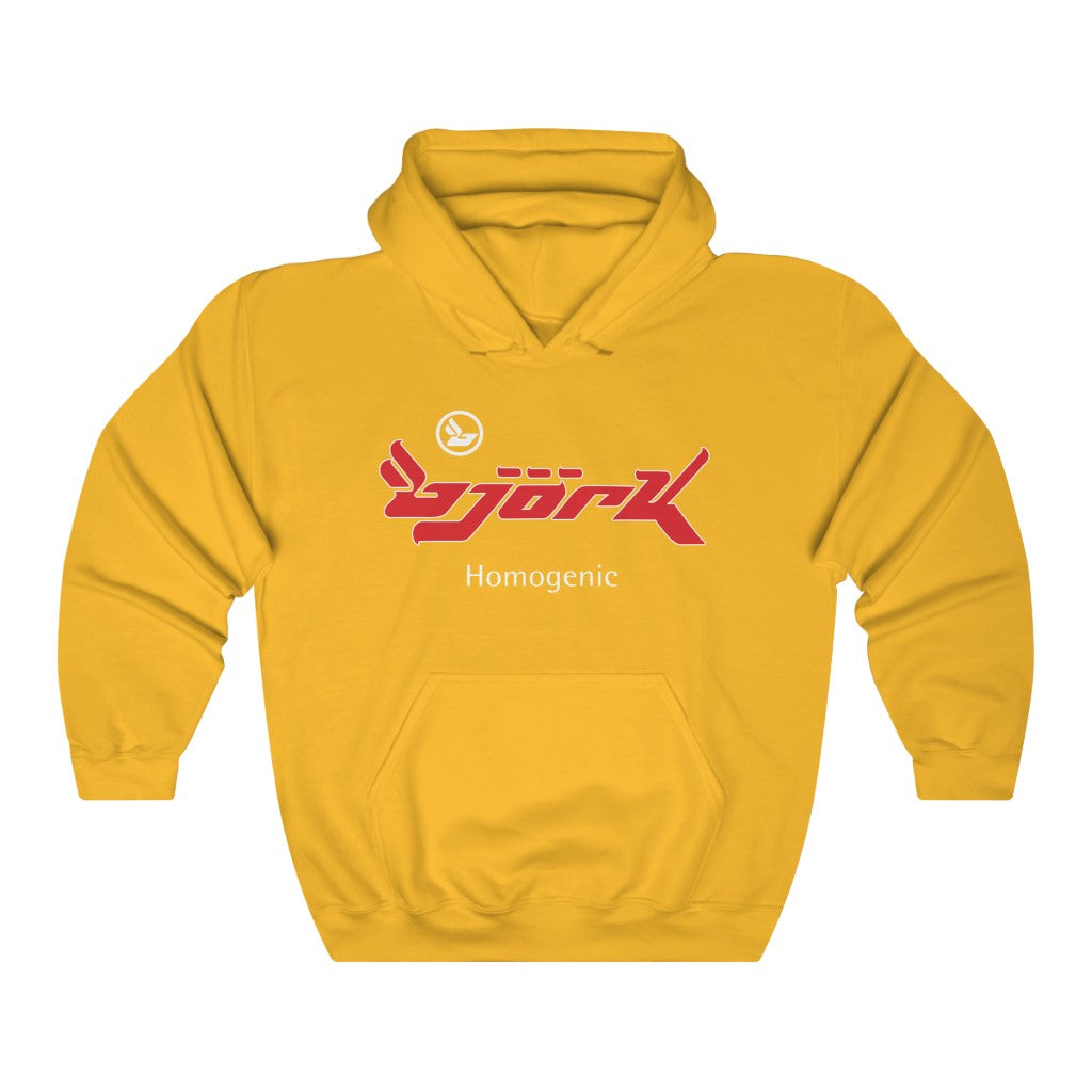 Bjork Homogenic Red Logo Hoodie