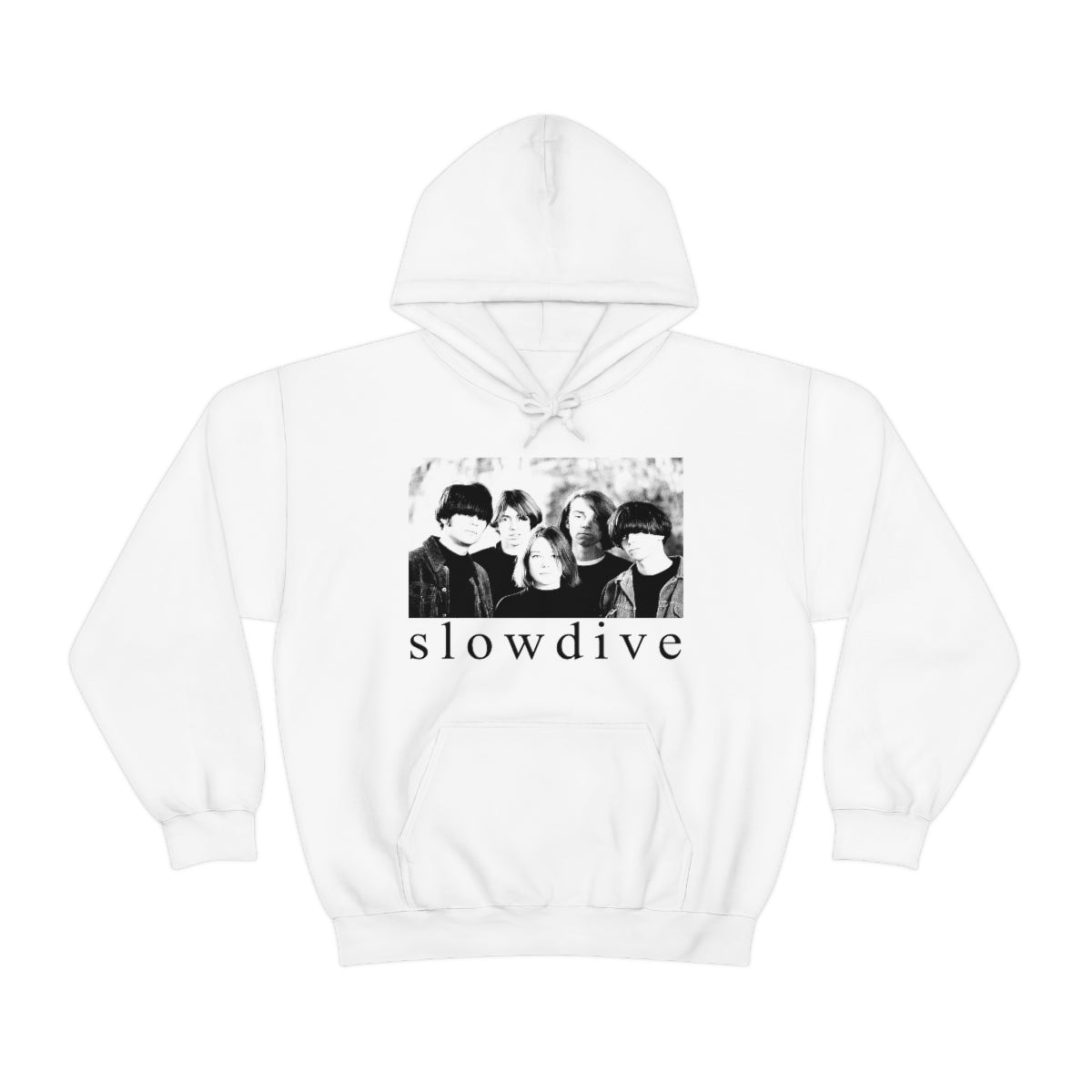 Slowdive White Hoodie