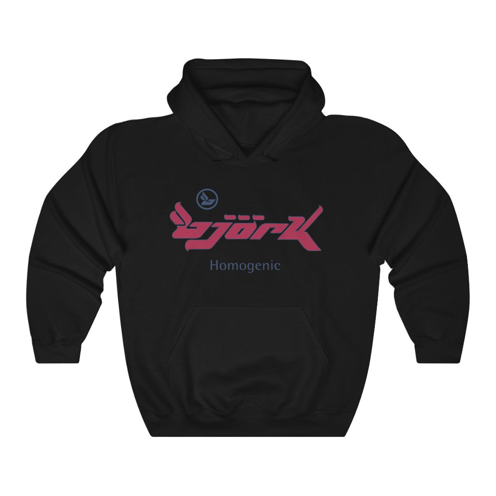 Bjork Homogenic Dark Red / Navy Logo Hoodie