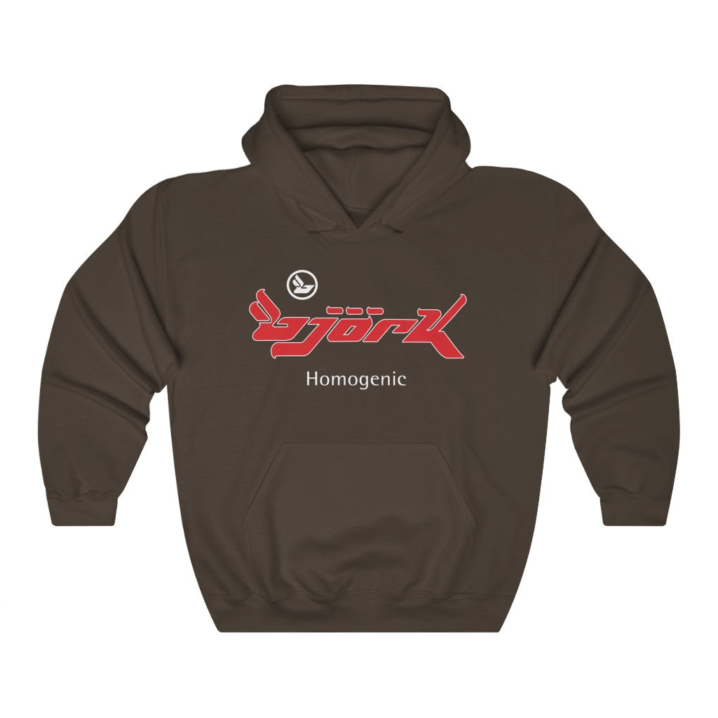 Bjork Homogenic Red Logo Hoodie