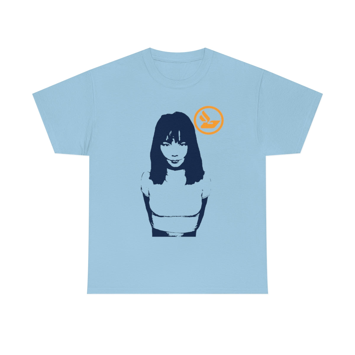 Bjork Vintage Vibe Tshirt ( Dark Navy / Yellow )