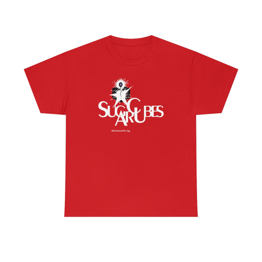 The Sugarcubes Stick Around For Joy Vintage Vibe Red T-shirt
