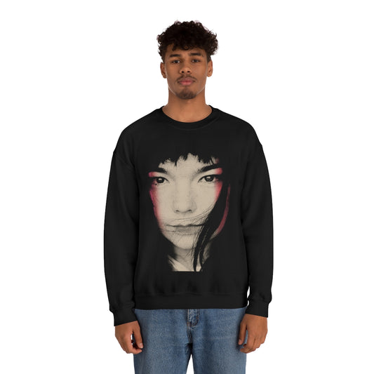Bjork Photograph Vintage Vibe T-shirt Crewneck Sweater