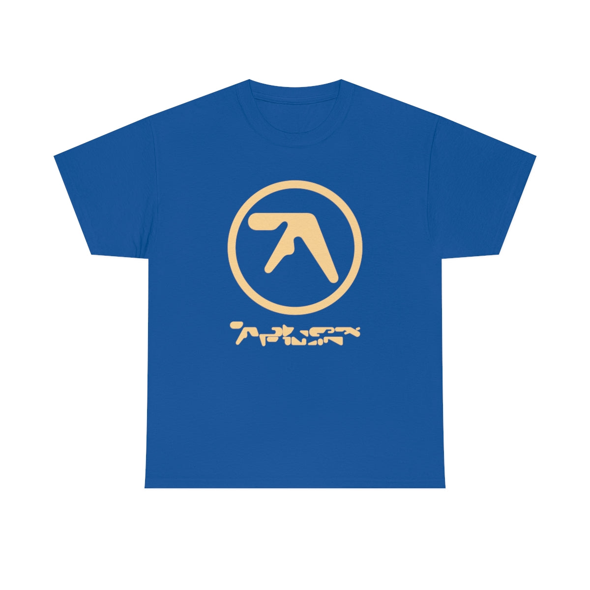 Aphex Twin Vintage Vibe Logo T-shirt (Light Yellow)