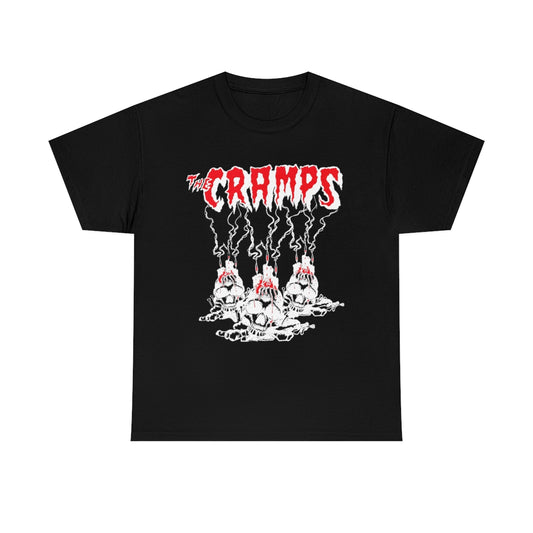The Cramps Voodoo Skulls Vintage Vibe T-shirt
