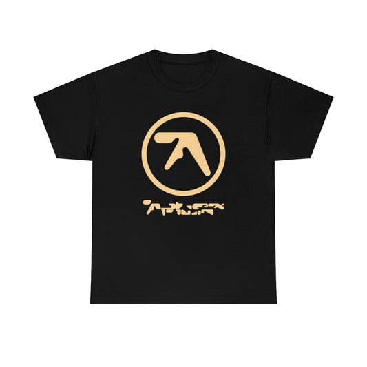 Aphex Twin Vintage Vibe Logo T-shirt (Light Yellow)