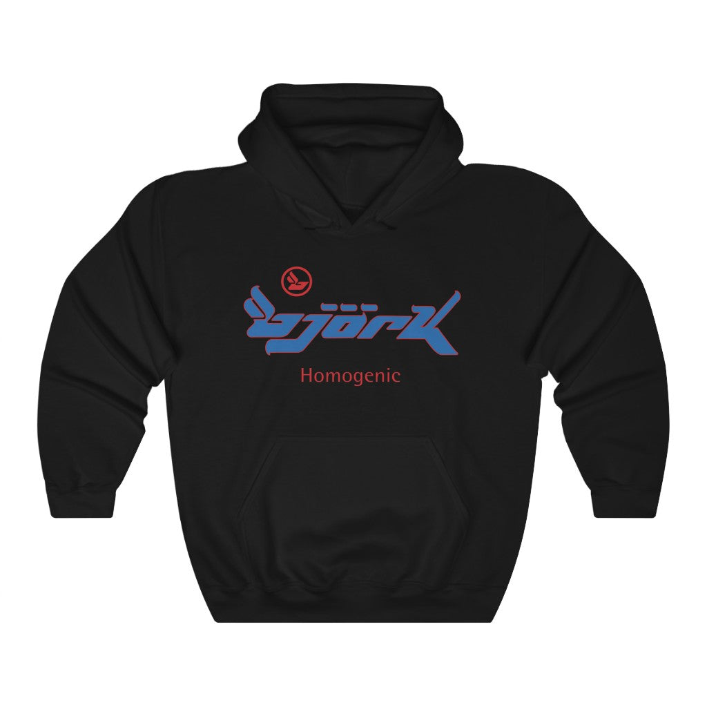 Bjork 1997 Homogenic Logo Vintage Vibe Hoodie Sicko Ian Connor Born From Pain 1993